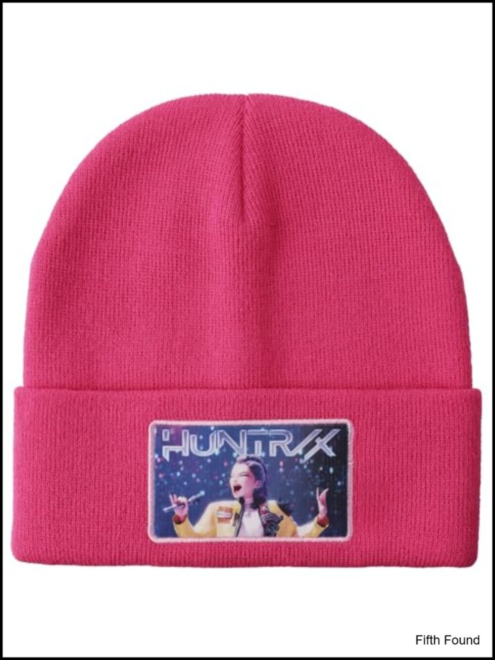 Kpop Demon Hunters Cuff Knit Beanie - Acrylic, One Size, Official Merch
